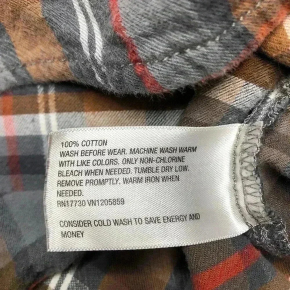 OshKosh Brown/Grey Plaid Button Up Shirt  Size 3T - Picture 7 of 16